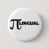 Pi Day Math Geek Spaß Button (Vorderseite)