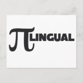 Pi Day Math Geek Spaß Postkarte (Vorderseite)