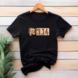 Pi Day Math Geek Teacher Peach 3,14 T-Shirt