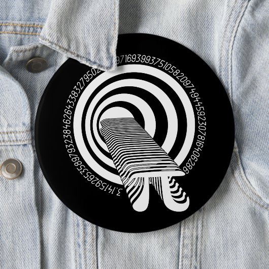 Pi Day Math Geek Time Warp Button (Beispiel)