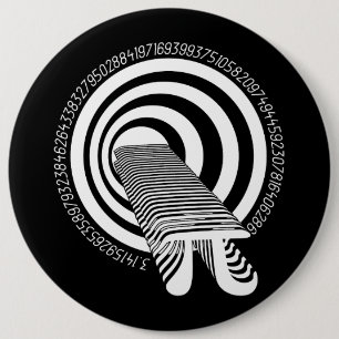 Pi Day Math Geek Time Warp Button