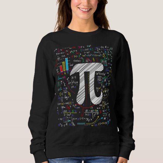 Pi Day Math Gleichung Math Lehrer Student Geek Sweatshirt (Vorderseite)