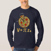 Pi Day Math Lehrer Pizza Gag T-Shirt (Vorderseite)