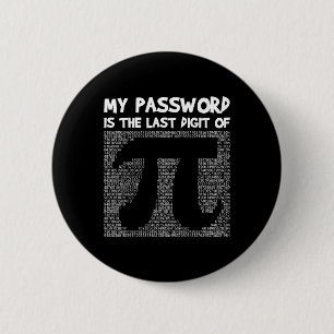 Pi Day Math Lehrer Student Geek Sprichwort Funny N Button