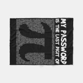 Pi Day Math Lehrer Student Geek Sprichwort Funny N Fleecedecke (Vorderseite (Horizontal))
