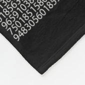 Pi Day Math Lehrer Student Geek Sprichwort Funny N Fleecedecke (Ecke)