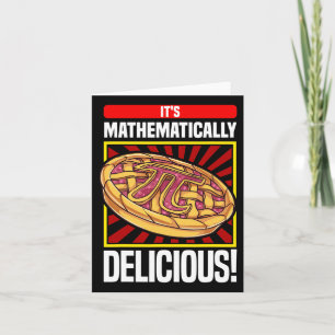 Pi Day Math Lover Apple Pie Karte