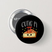 Pi Day Math Lover Student Lehrer 3.14 Süsse Pie Button (Vorne & Hinten)