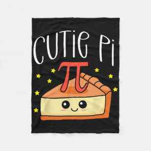 Pi Day Math Lover Student Lehrer 3.14 Süsse Pie Fleecedecke
