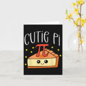 Pi Day Math Lover Student Lehrer 3.14 Süsse Pie Karte (Gelbe Blume)