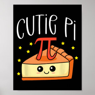 Pi Day Math Lover Student Lehrer 3.14 Süsse Pie Poster