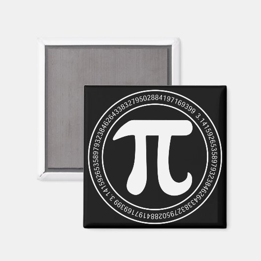 Pi Day Math Magnet (Vorderseite/Rückseite)