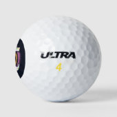 Pi Day Math Nerd Golfball (Logo)