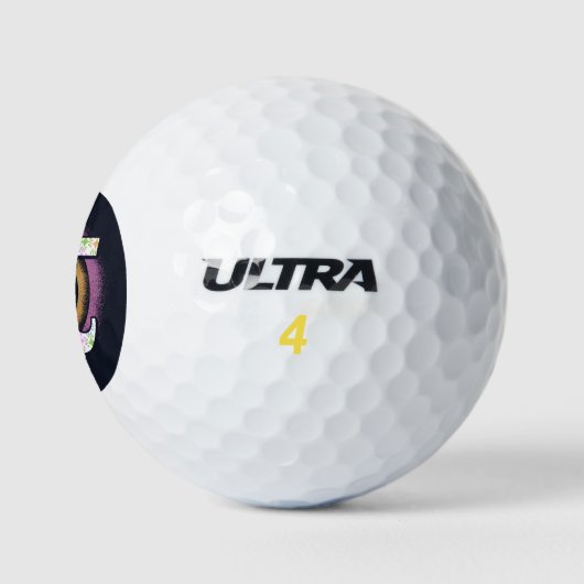 Pi Day Math Nerd Golfball (Logo)