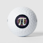 Pi Day Math Nerd Golfball (Vorderseite)