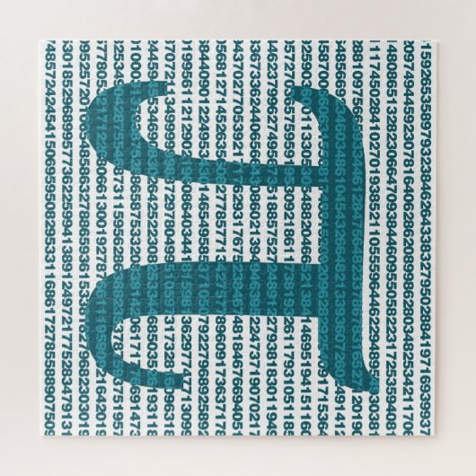 Pi Day Math Nerd Puzzle (Horizontal)