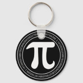 Pi Day Math Round Schlüsselanhänger (Vorderseite)