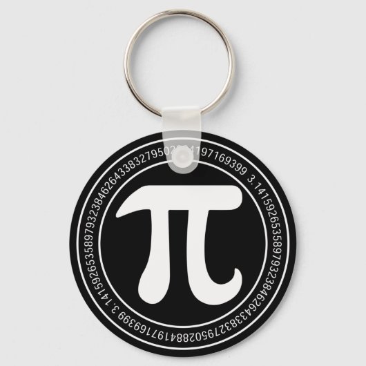 Pi Day Math Round Schlüsselanhänger (Vorderseite)