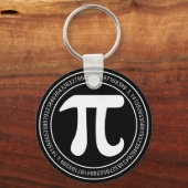 Pi Day Math Round Schlüsselanhänger (Vorderseite)