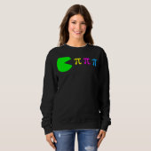 Pi Day Math Science Ate Pi Symbolfarbe Sweatshirt (Vorne ganz)