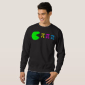 Pi Day Math Science Ate Pi Symbolfarbe Sweatshirt (Vorne ganz)