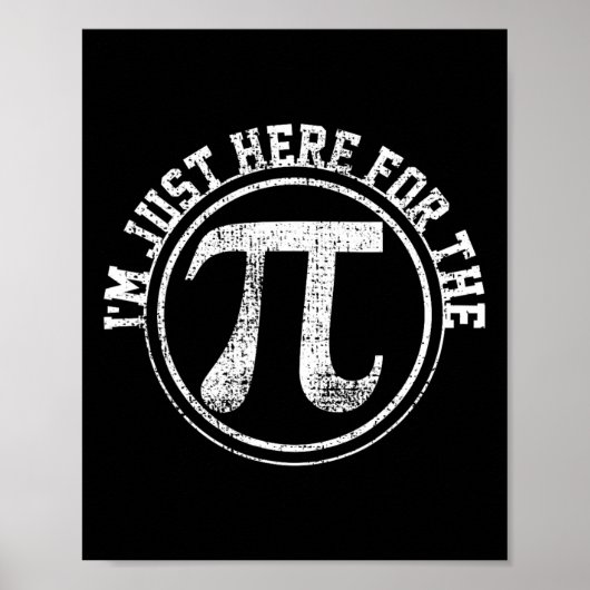 Pi Day Mathematik Geschenk Lehrer Vintag T Poster (Vorne)