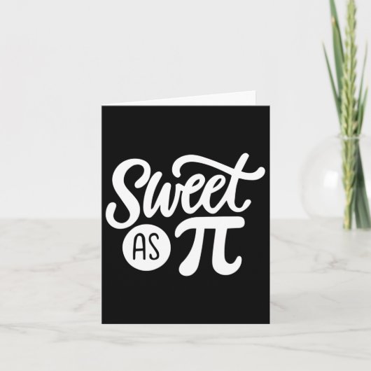Pi Day Mathematik Lehrer Mathematik Pi Symbol Swee Karte (Vorderseite)