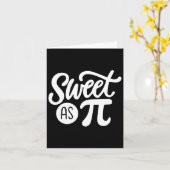 Pi Day Mathematik Lehrer Mathematik Pi Symbol Swee Karte (Gelbe Blume)