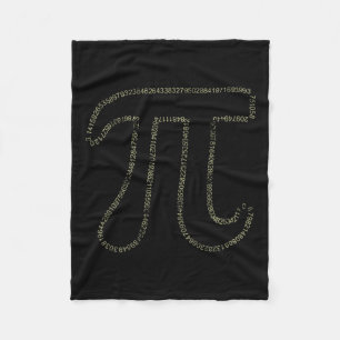 Pi-Day-Mathematik Pi 3,14 Zahlen für Männer Frauen Fleecedecke