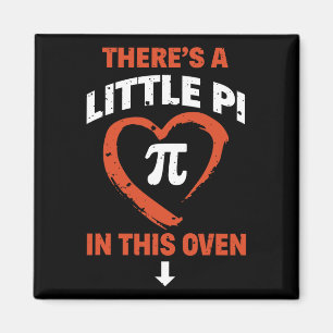 Pi-Day-Mathematik-Shirt für Schwangerschaftsankünd Magnet
