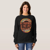 Pi Day mein Passwort Last 8 Digit Pi Math Nerd 3 Sweatshirt (Vorne ganz)