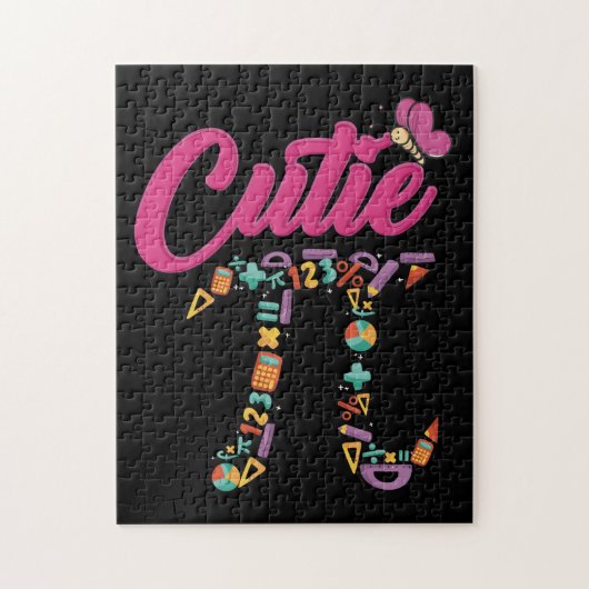 Pi Day Men Kindermädchen Mathematiker Geschenk Mat Puzzle (Vertikal)