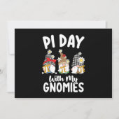 Pi Day mit meinen Gnomies Funny Mathematik Einladung (Vorderseite)