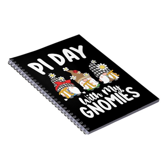 Pi Day mit meinen Gnomies Funny Mathematik Notizblock (Rechte Seite)