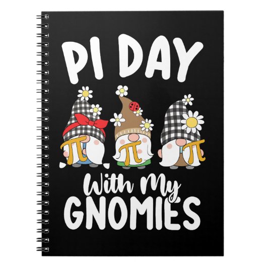 Pi Day mit meinen Gnomies Funny Mathematik Notizblock (Vorderseite)