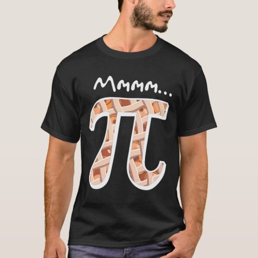 Pi Day Mmm Pi Shirt Funny Mmmm Pi Pi Pi (Vorderseite)