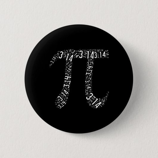 Pi Day - Nerd Geek - Liebe Mathematik Pi Symbol - Button (Vorderseite)