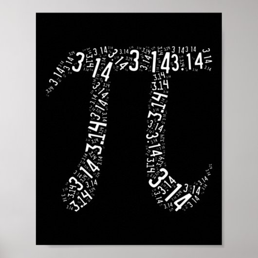 Pi Day - Nerd Geek - Liebe Mathematik Pi Symbol - Poster (Vorne)