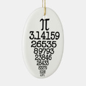Pi Day Nerd Keramik Ornament (Rechts)