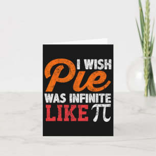 Pi Day Niedlich Geek Pie am Pi Tag Mathematik Lieb Karte