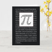 Pi Day Numbers Karte (Gelbe Blume)