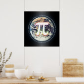 Pi Day on Earth - Mathematik-Poster Poster (Küche)