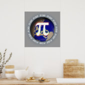 Pi Day on Earth - Mathematik-Poster Poster (Küche)