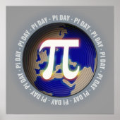 Pi Day on Earth - Mathematik-Poster Poster (Vorne)