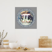 Pi Day on Earth - Mathematik-Poster Poster (Küche)