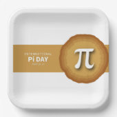 Pi Day Pappteller (Vorderseite)