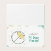 Pi-Day-Party-Einladung (Außenseite Aufgefaltet)