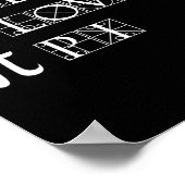 Pi Day Peace Liebe Math Geometry Trigonometrie Poster (Ecke)