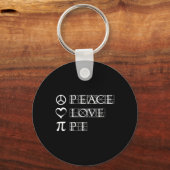 Pi Day Peace Liebe Math Geometry Trigonometrie Schlüsselanhänger (Vorderseite)