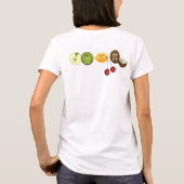 Pi Day, Pi auf verschiedenen Obst-T - Shirt (Rückseite)